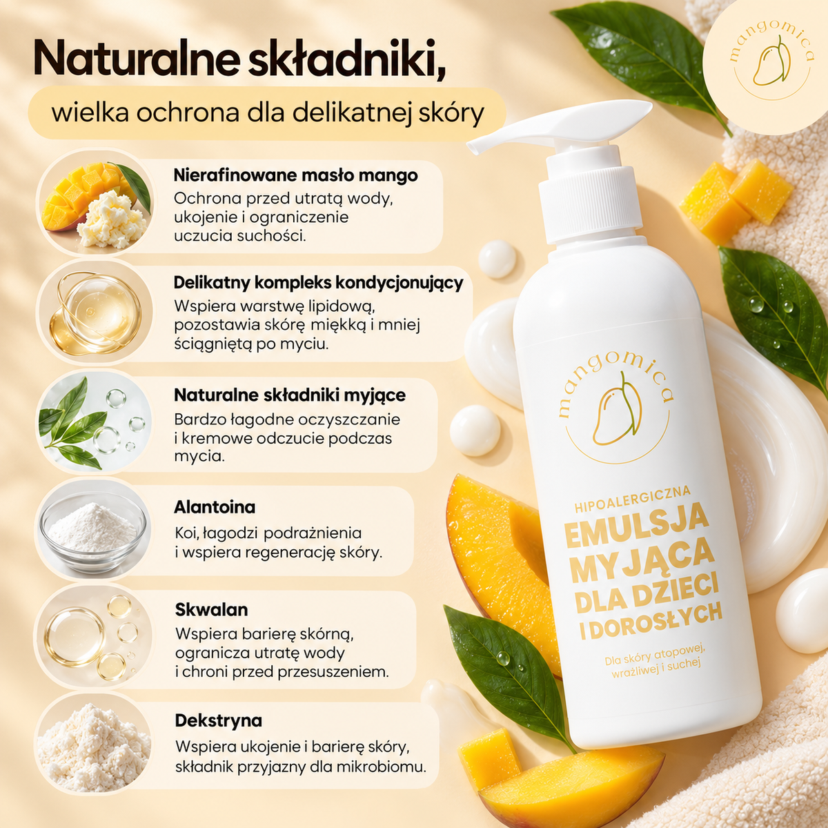 Emolient do kąpieli dla dzieci i dorosłych